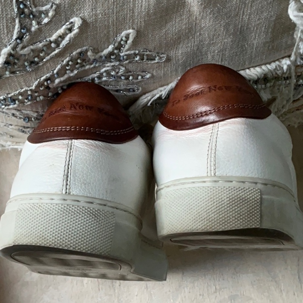 TO‎ BOOT NEW YORK Carlin White Sneaker ADAM DERRICK​ - Picture 3 of 9